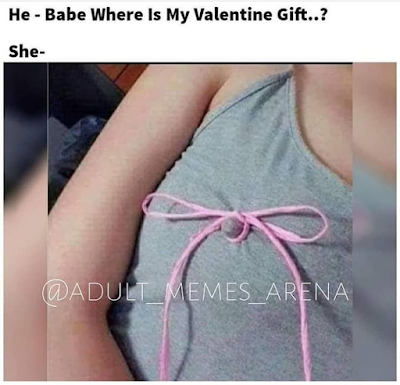 Valentine gift meme adult comedy