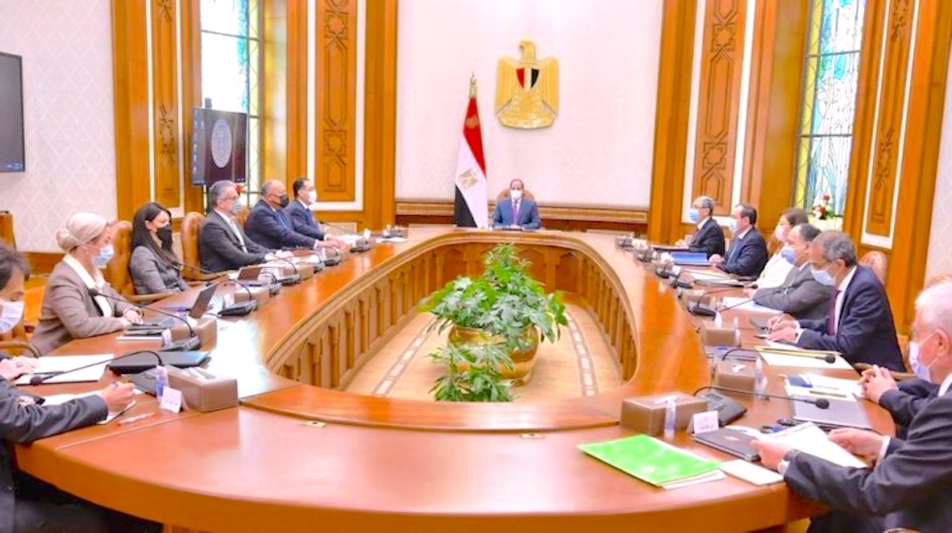 President Sisi reviews preparations for Egypt’s hosting of COP 27