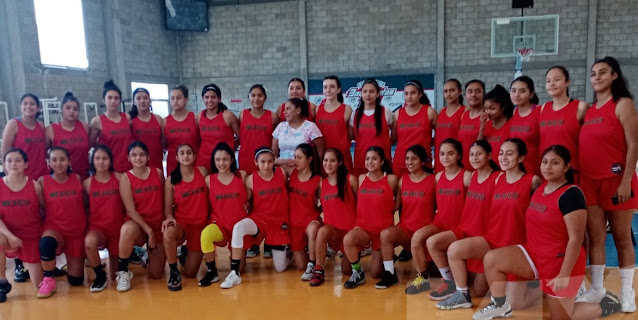 Preselección Nacional Femenil de básquetbol en Atlixco, Puebla