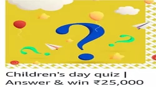 On which former Prime Minister's birthday do we celebrate Children's Day? - Amazon Quiz & Answer