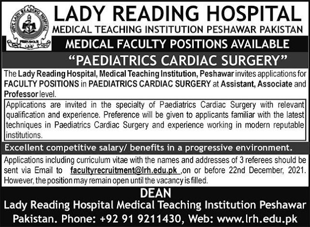Lady Reading Hospital Jobs 2021