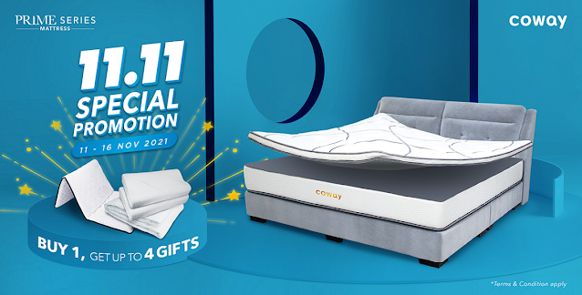 Sleep Just Got a Whole Lot Better with Coway Malaysia’s Exclusive 11.11 PRIME Series Mattress Promo!