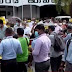 Heavy traffic in Colombo Fort due to protest march