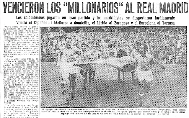 Mundo Deportivo Millonarios Real Madrid