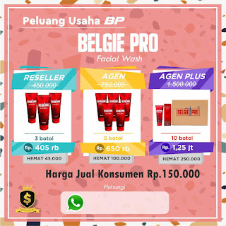 harga belgie pro facial wash, belgie pro sabun wajah