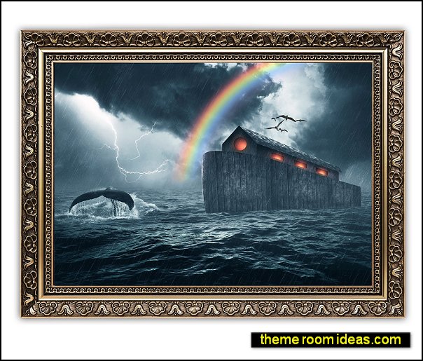 Noah's Ark Bible History Poster noahs ark wall decorations noahs ark wall decor