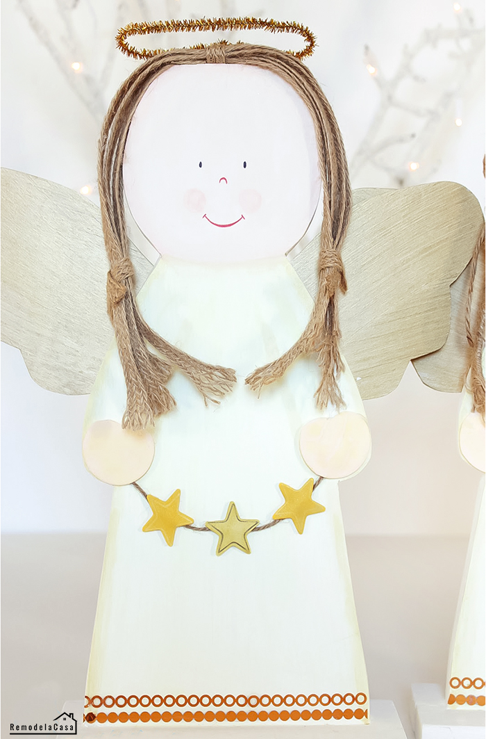 How to make wooden angels