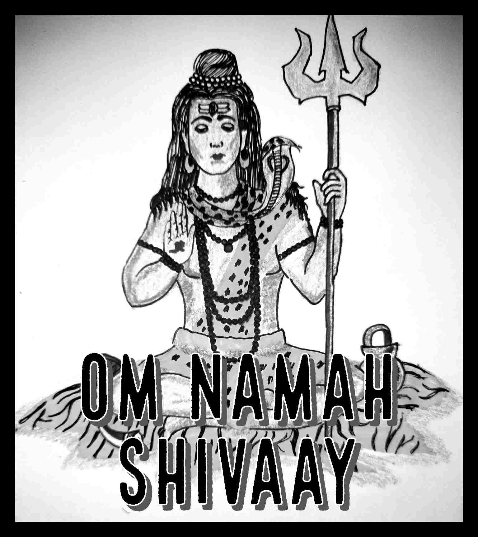 Sketch of mahadev