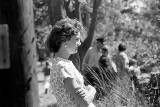 ackie Kennedy Onassis by Toni Frissell, 1957