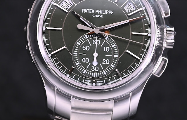 Introdução de Patek Philippe Complications Flyback Chronograph Réplica do Calendário Anual com Preço Baixo