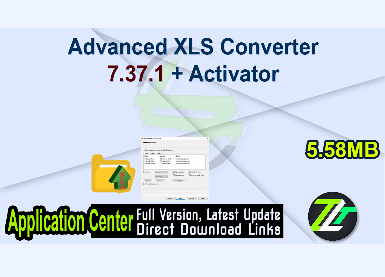 Advanced XLS Converter 7.37.1 + Activator