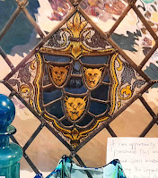 Edwin Cole stained-glass logerheads detail