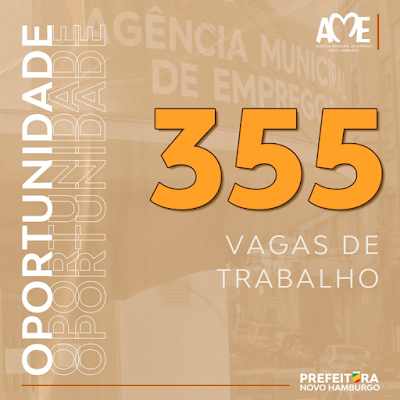 355 vagas de emprego na AME em Novo Hamburgo