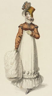 Fashion Plate, 'Walking Dress' for 'The Repository of Arts' Rudolph Ackermann (England, London, 1764-1834) England, London, November 1, 1817 Prints; engravings Hand-colored engraving on paper