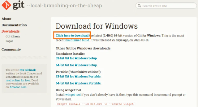 Download from Git