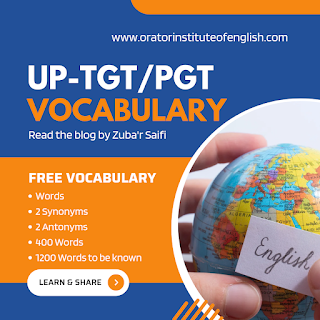 Antonyms and synonyms for UP-TGT/PGT 2022 || Vocabulary for UP-TGT/PGT