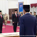 Presiden Lantik Hadi Tjahjanto Menjadi Menko Polhukam & Agus Harimurti Yudhoyono Menjadi Menteri ATR/BPN 