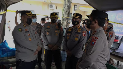 Kapolda Jatim Kedatangannya di RS Bhayangkara Tirta Yatra di Lumajang, lakukan sinergitas penanganan bencana semeru