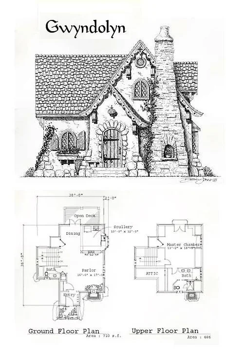 Cool Storybook House Plans Layout