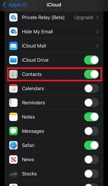 احذف جميع جهات اتصال iPhone