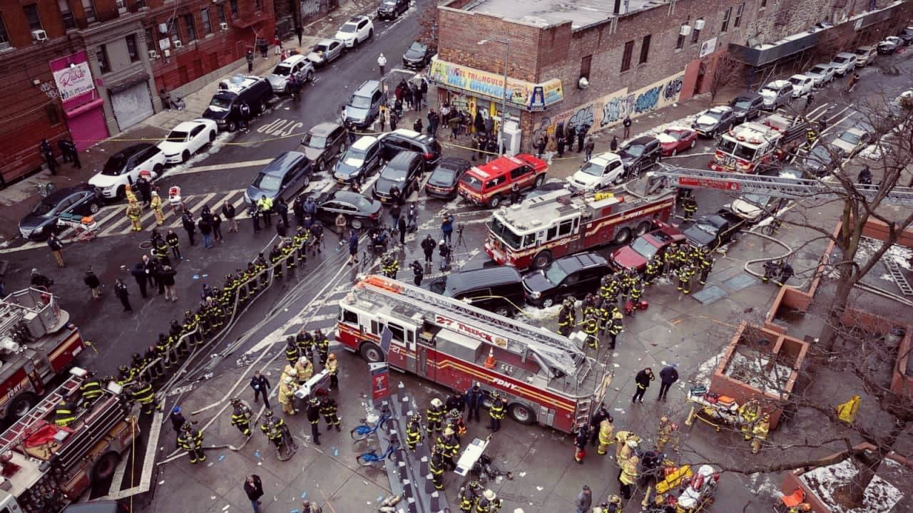19 killed in apartment fire in New York