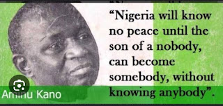 Aminu Kano was a notherner, a radical who was sought political justice for the common man