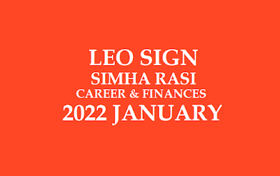 2022 January Leo Career Horoscope