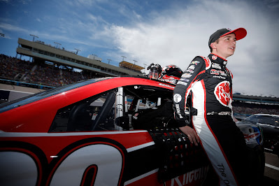 Christopher Bell, driver of the #20 Rheem - Capitol Container Toyota, stands on the grid during the Ruoff Mortgage 500 during at Phoenix Raceway on March 13, 2022.