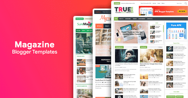 magazine blogger template free download