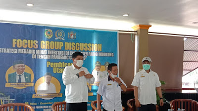 DPMPTSP Parimo Gelar FGD Strategi Minat Investasi Di Parimo