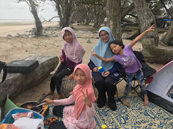 Camping @ Pantai Sepat Kuantan dengan budak-budak cendawan