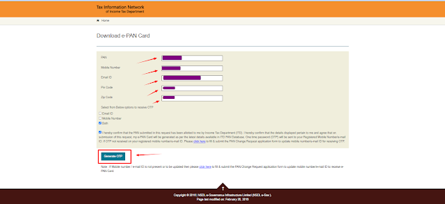 E Pan Card Nsdl Online Tamil