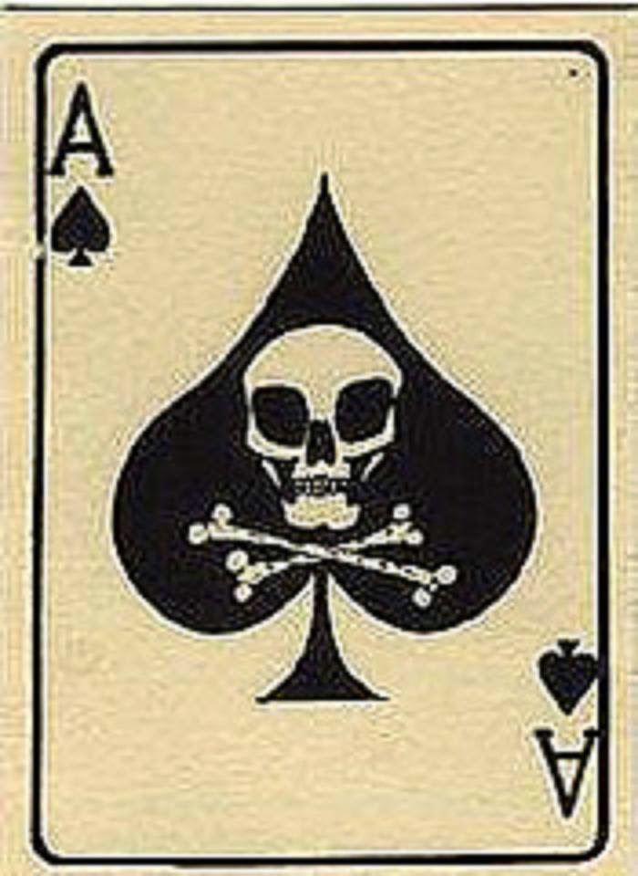 ACE  OF  SPADES   -  DEATH  CARD   -  VIETNAM