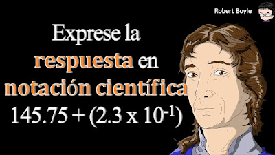 Exprese la respuesta del siguiente cálculo en notación científica 145.75 + (2.3 x 10-1).