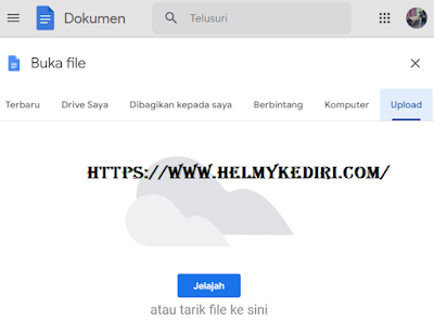 upload word ke blogspot