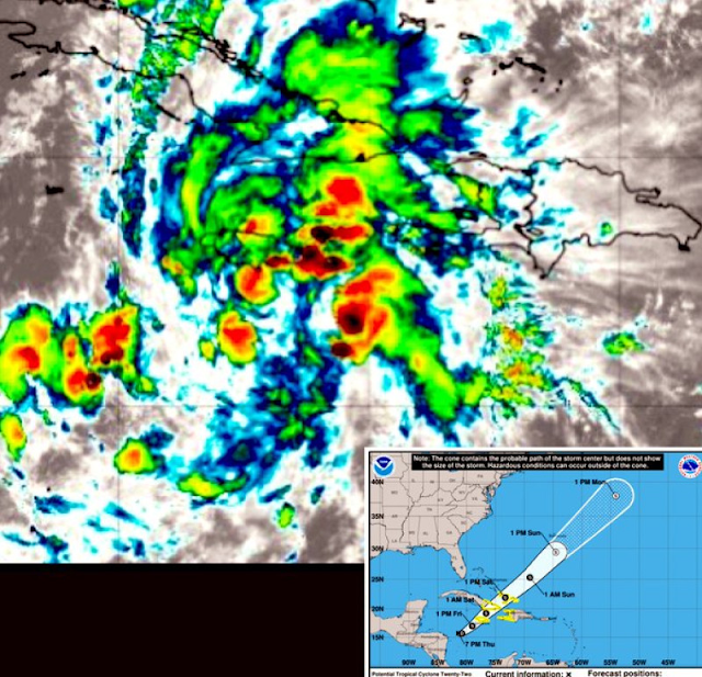 Potencial ciclón amenaza con fuertes lluvias: Onamet pronostica entre 60 y 70 milímetros