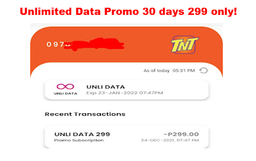 Unlimited data, Talk N Text