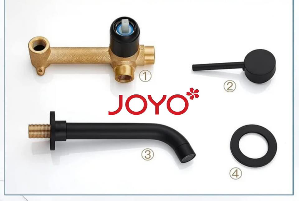 Vòi lavabo âm tường JOYO model JF 5022