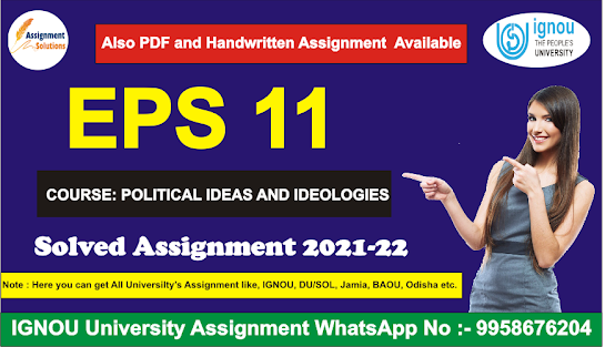 eps 11 solved assignment 2021 22