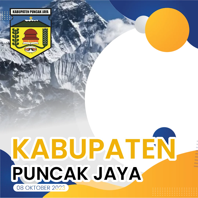Twibbon HUT Kabupaten Puncak Jaya Ke-27 Tahun 2023