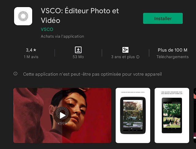 VSCO: تطبيق تحرير الصور