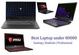 Best gaming laptop under 80000