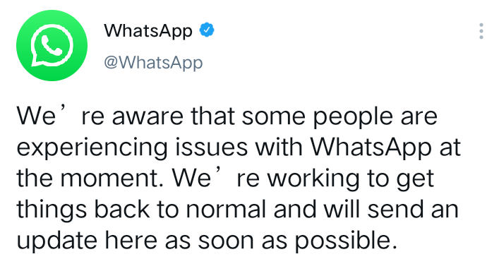 Whatsapp Server Down व्हाट्सएप्प नही चल रहा सर्व डाउन
