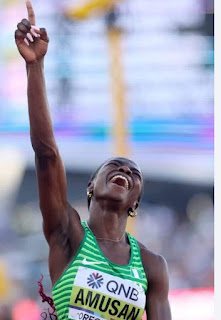 Tobi Amusan, A Nigerian now the Fastest Runner in the World