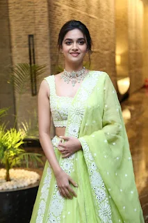 Keerthy Suresh Cute stills at Good Luck Sakhi Pre Release
