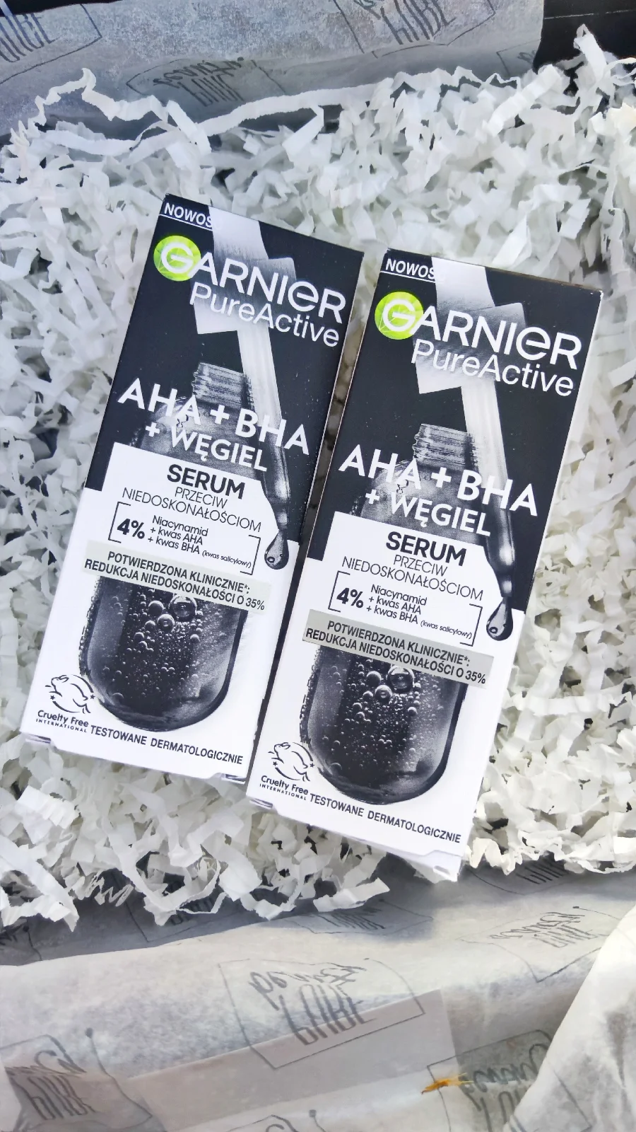 Garnier Pure Active serum przeciw niedoskonałościom#sharewithyourbestie