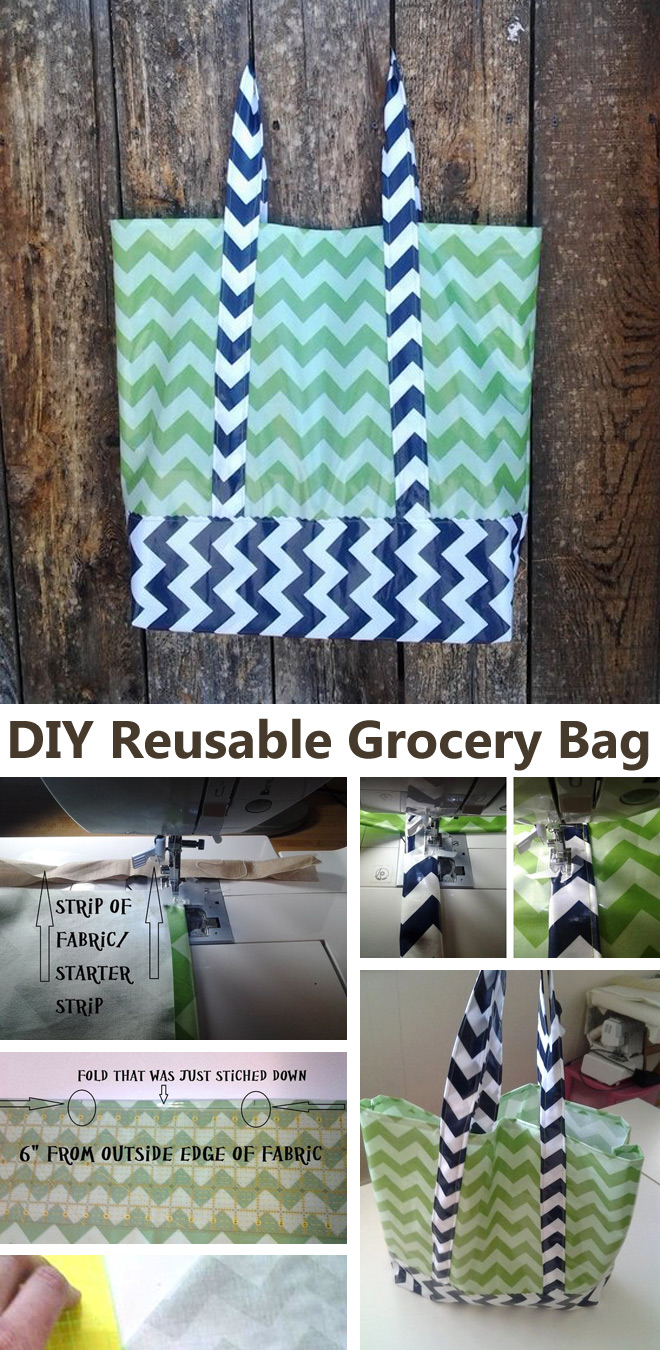 DIY Reusable Grocery Bag Tutorial