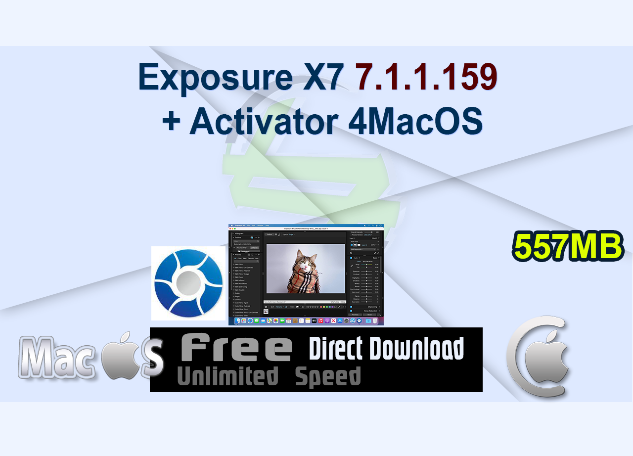 Exposure X7 7.1.1.159 + Activator 4MacOS
