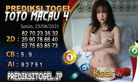 Prediksi Kasir4D Togel Macau Senin 23 Agustus 2021