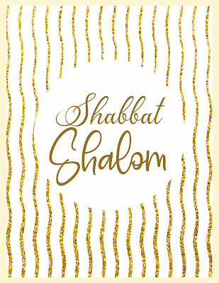 Free Shabbat Shalom Card Greetings  - Gold Glitter Sparkle - 10 Luxury Image Pictures